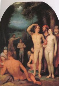 Cornelisz van Haarlem The Baptism of Christ (mk05) Germany oil painting art